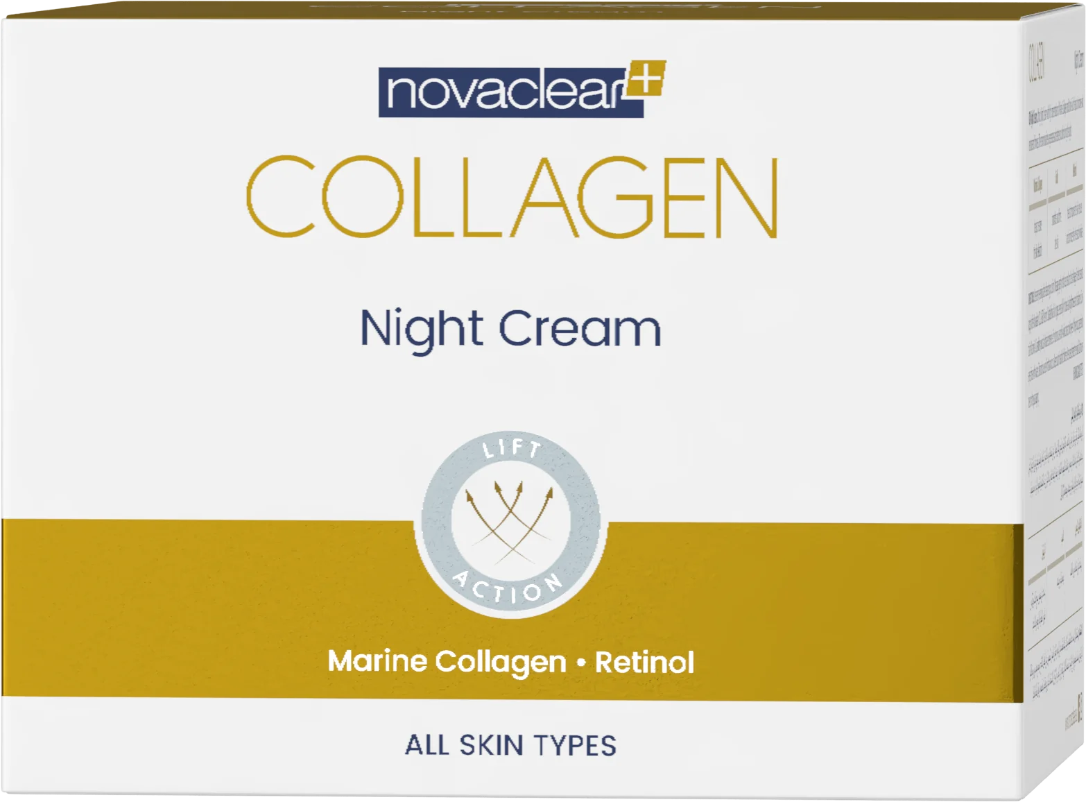 Novaclear Collagen ujędrniająco-wygładzający krem na noc, 50 ml