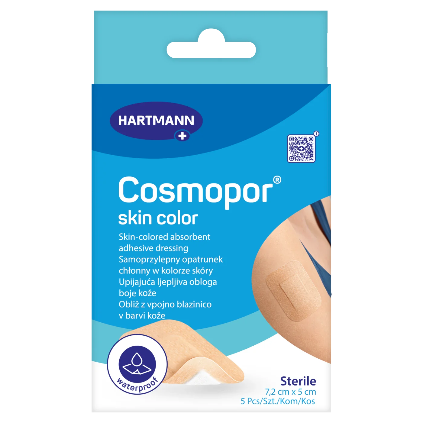 Cosmopor Skin Color opatrunek 7,2 cm x 5 cm, 5 szt.