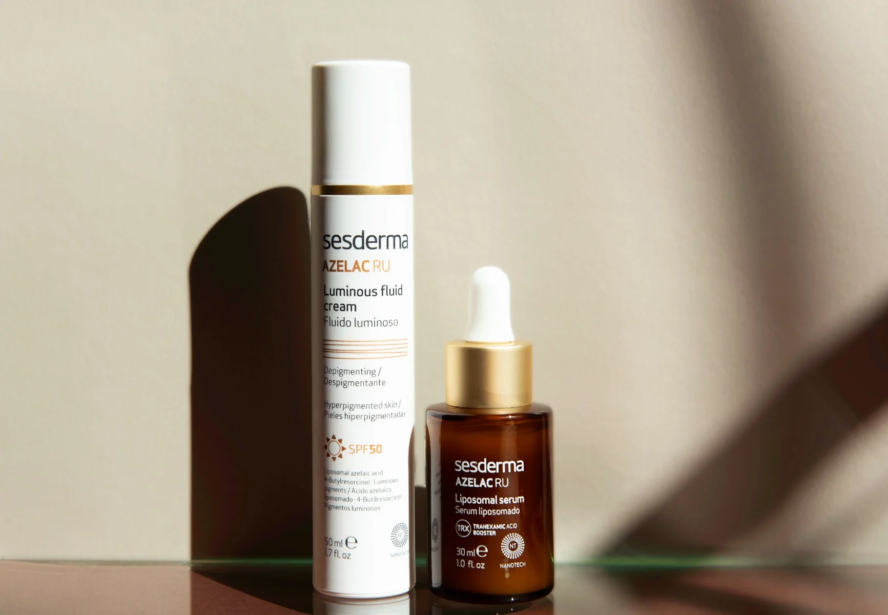 Sesderma Azelac RU emulsja rozświetlająca SPF 50+, 50 ml