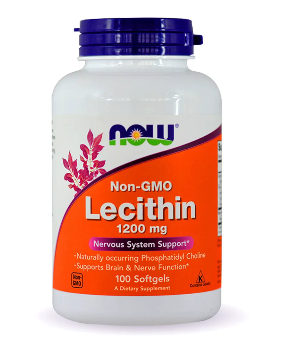 Now Foods Lecithin, suplement diety, 100 kapsułek