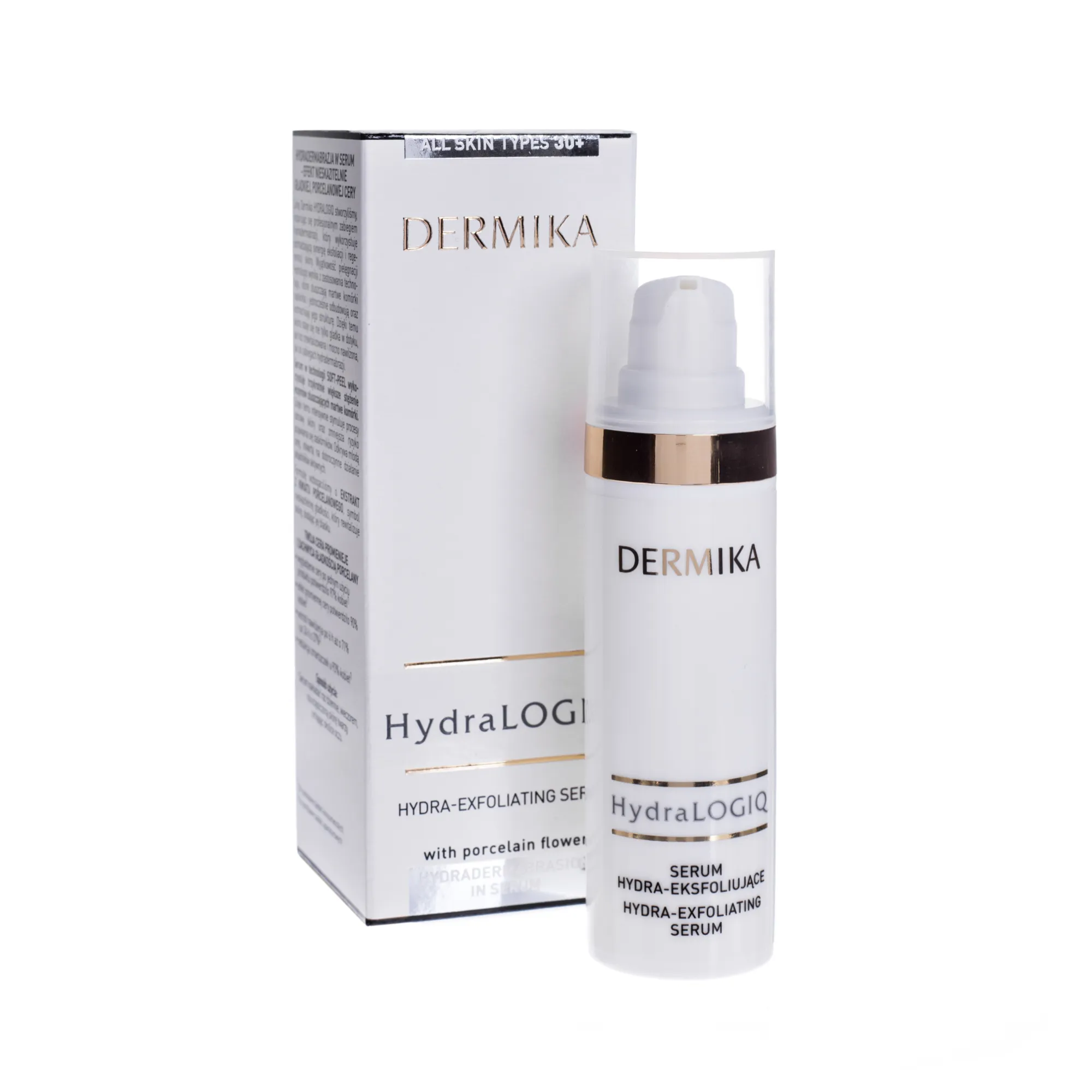 Dermika Hydralogiq, serum hydra-eksfoliujące 30+, 30 ml 