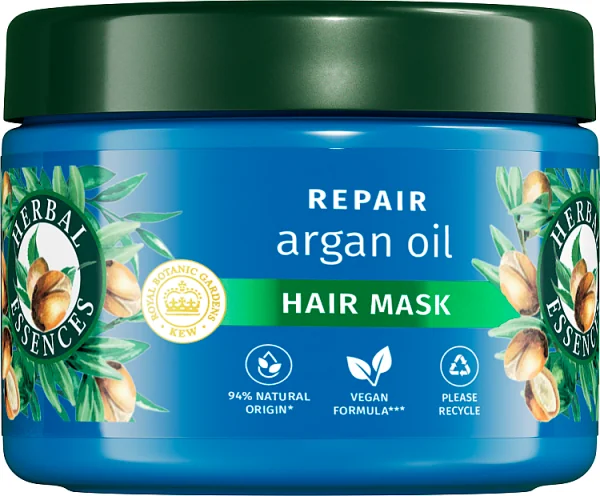 Herbal Essences Argan Oil Repair maska odżywiająca do suchych włosów, 300 ml