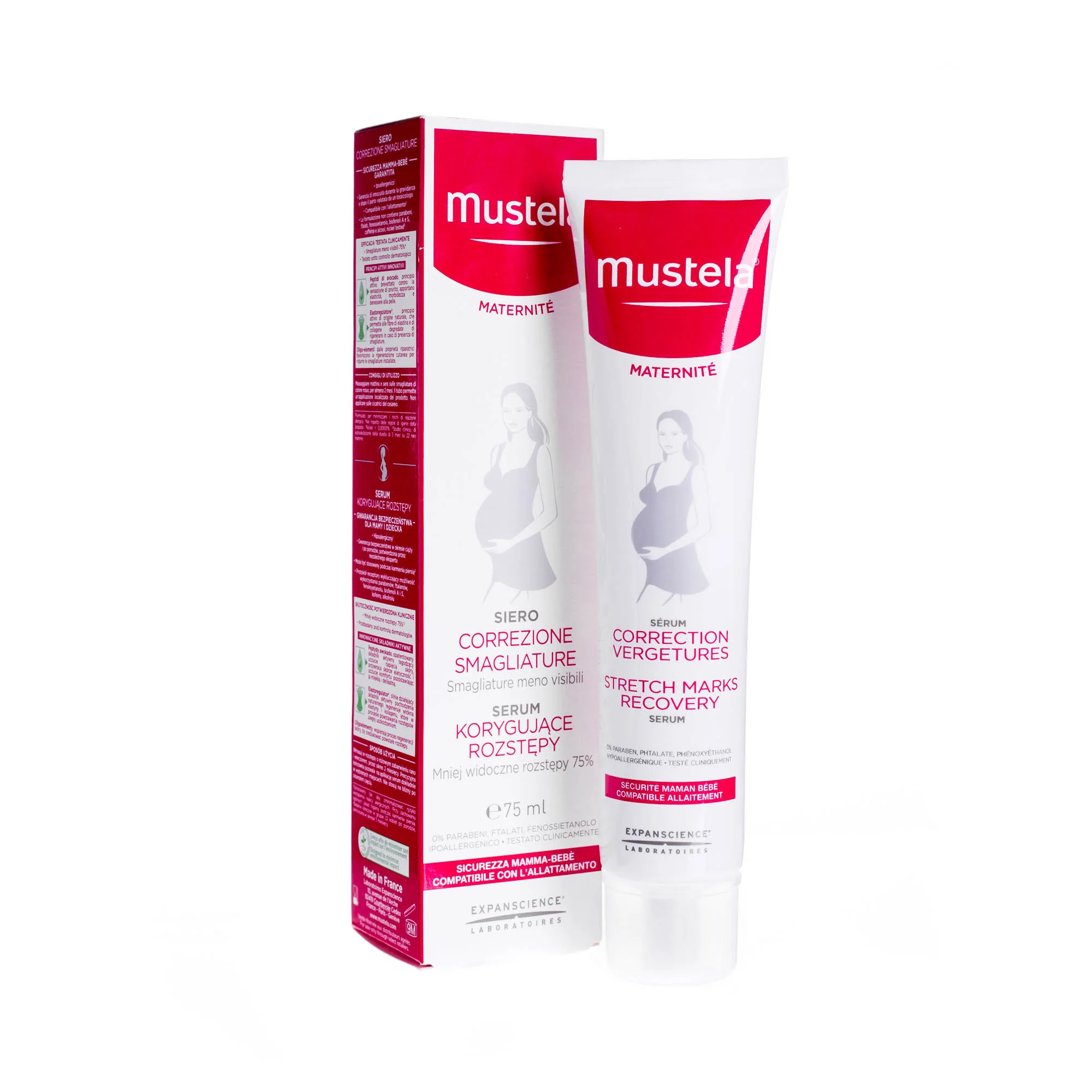 Mustela Maternite, serum korygujące rozstępy, 75 ml 