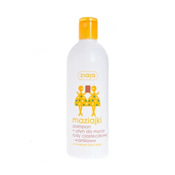 Ziaja Maziajki szampon + płyn do mycia lody ciasteczkowo-waniliowe, 400 ml