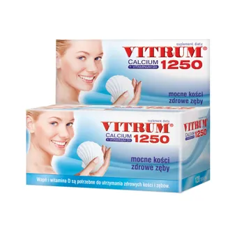 Vitrum Calcium 1250+ Vitaminium D3  120 tabletek 