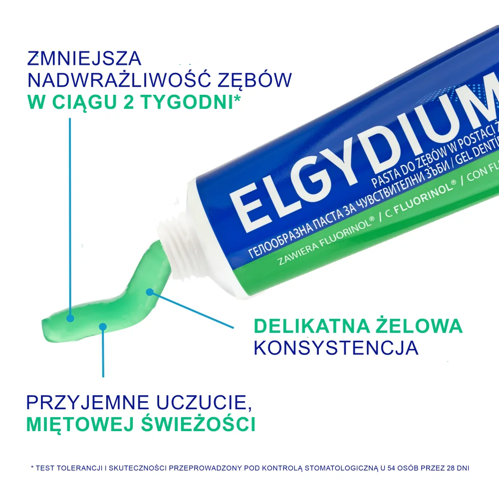 ELGYDIUM Sensitive pasta do zębów w postaci żelu, 75ml