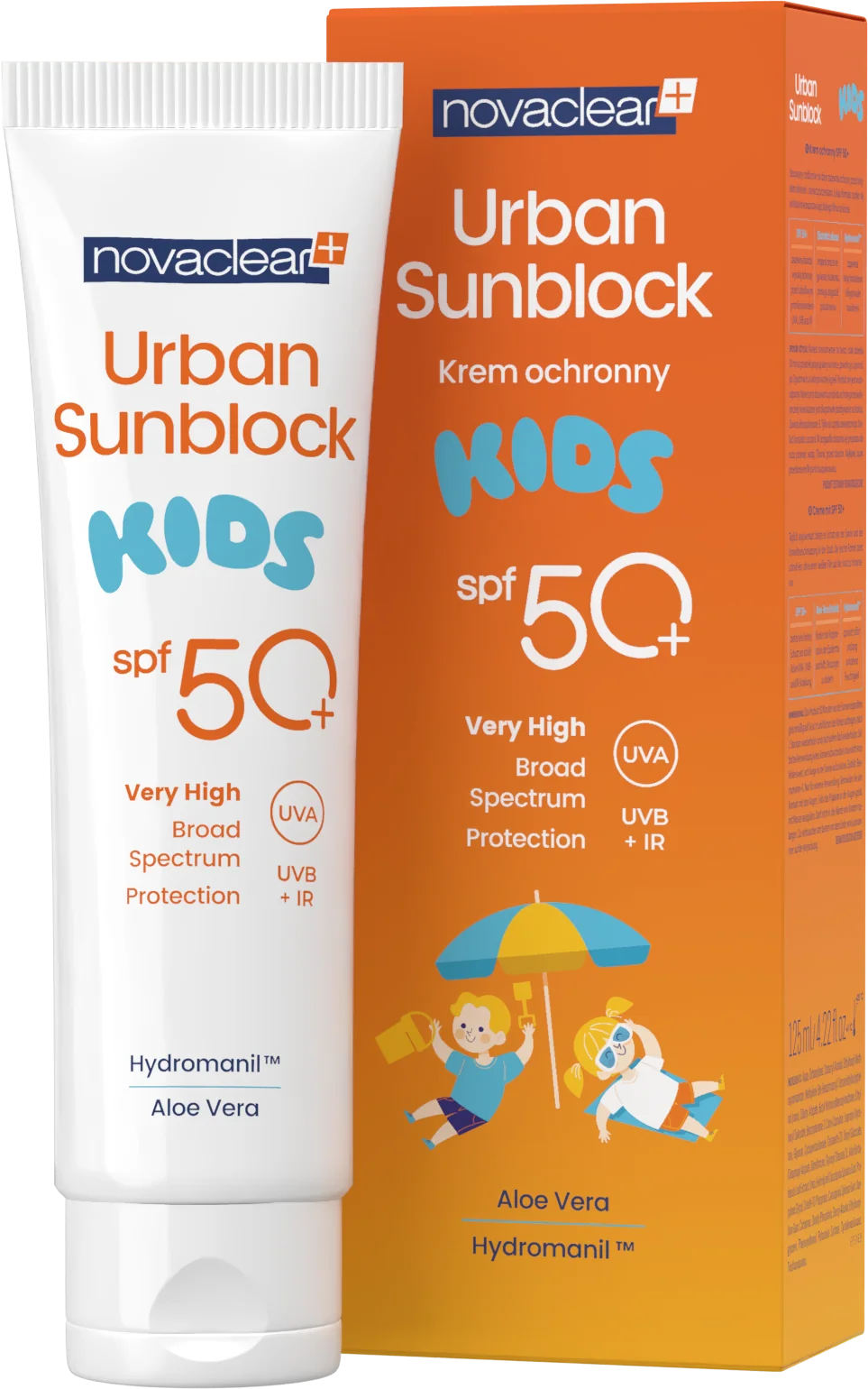 Novaclear Urban Sunblock krem dla dzieci, 125 ml