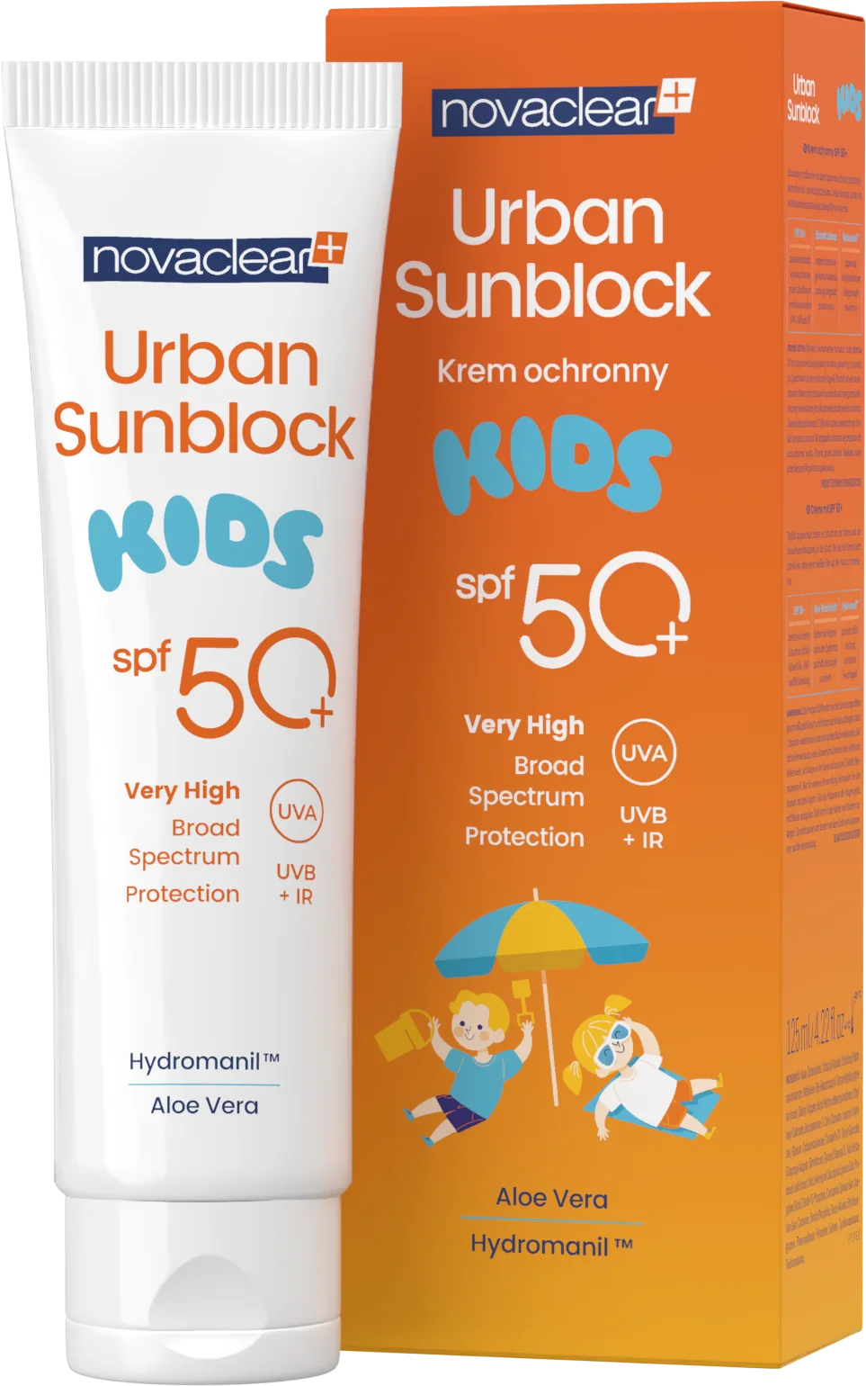 Novaclear Urban Sunblock krem dla dzieci, 125 ml