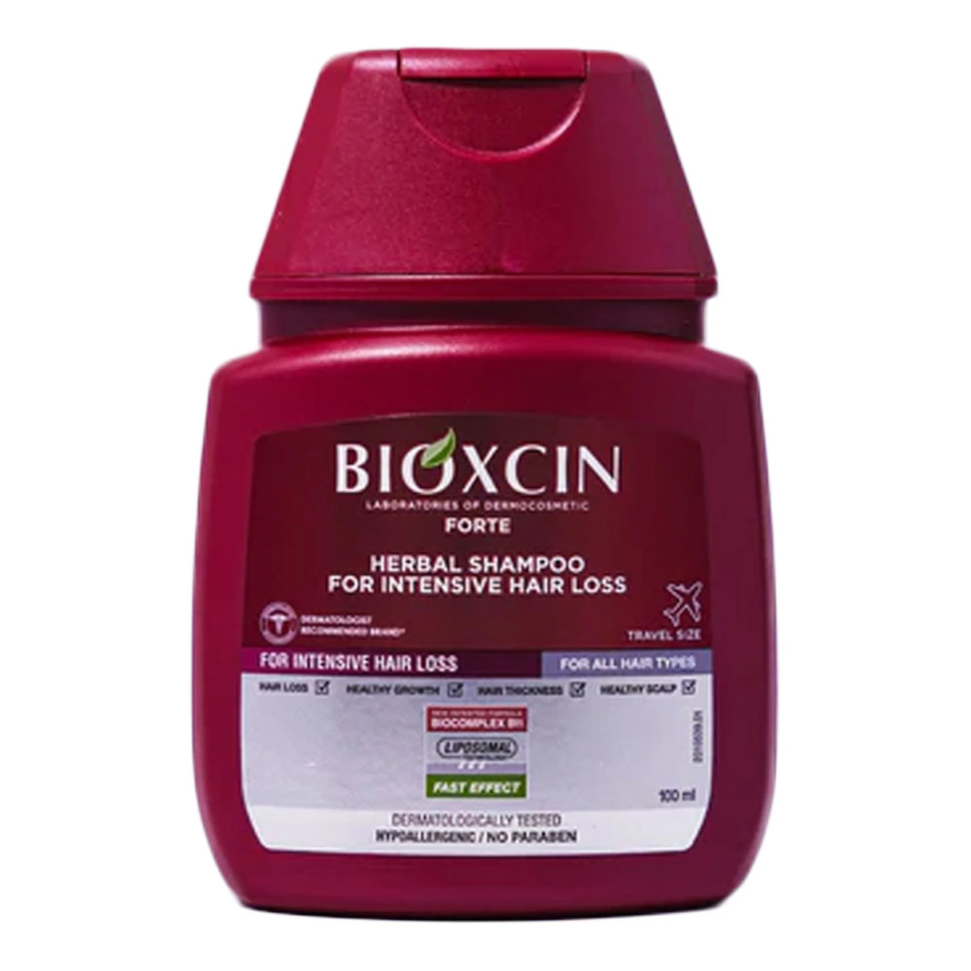 Bioxcin Forte szampon przeciw silnemu wypadaniu włosów, 100 ml