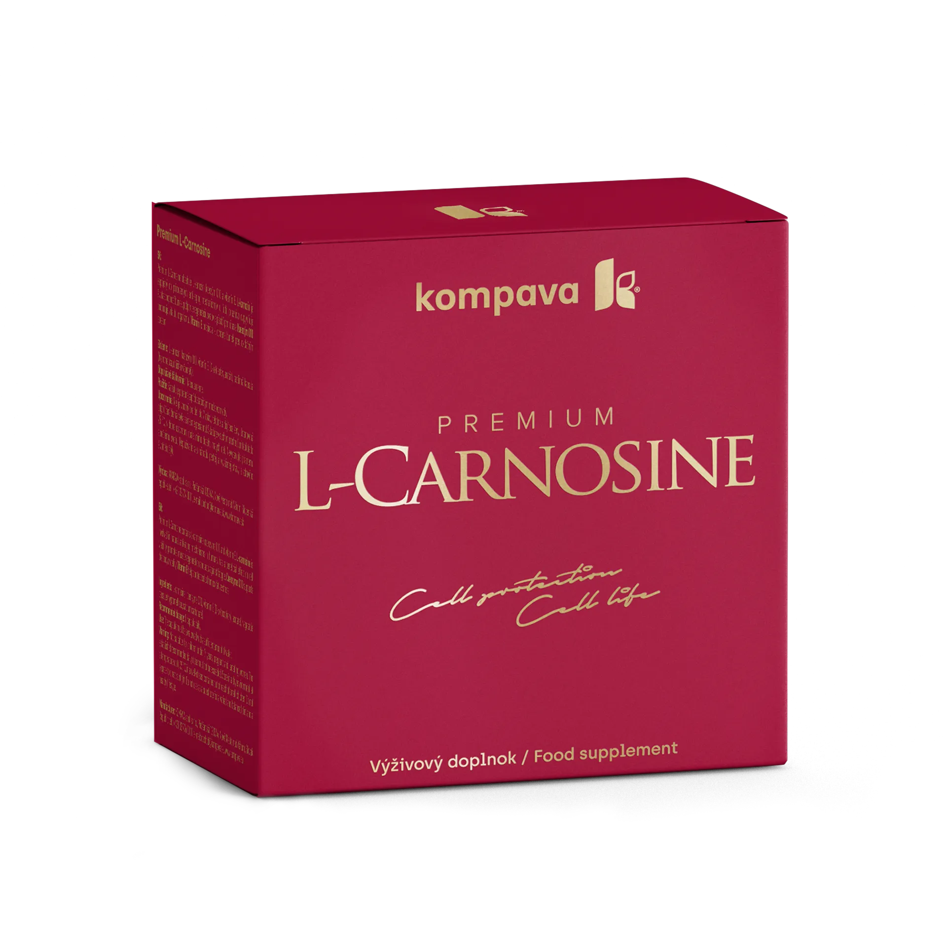 Kompava Premium L-Carnosine + Acidofit, 60 kapsułek + 16 szt.