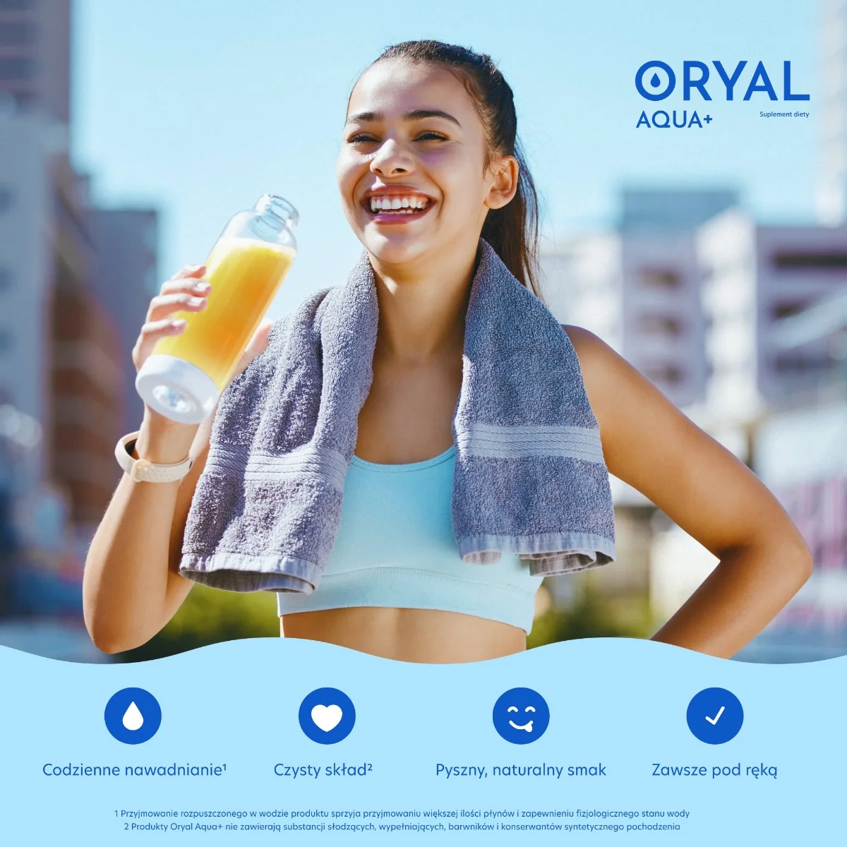 Oryal Aqua+ Ananas, Kokos, Mango 14 saszetek