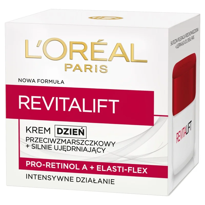 L`Oreal Paris Revitalift krem do twarzy przeciwzmarszczkowy i ujędrniający na dzień, 50 ml