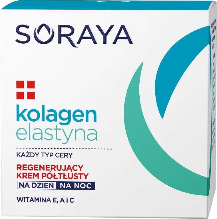 Soraya Kolagen Elastyna regenerujący krem półtłusty na dzień i na noc, 50 ml