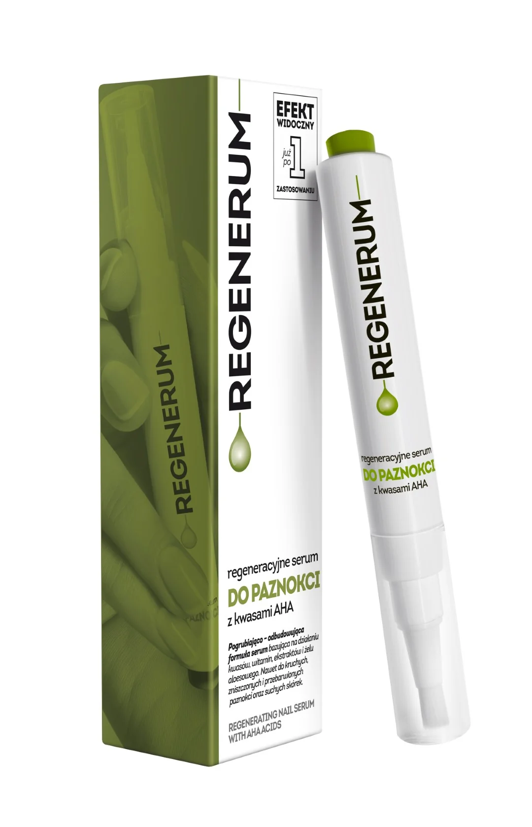 Regenerum regeneracyjne serum do paznokci z kwasami AHA, 4 ml