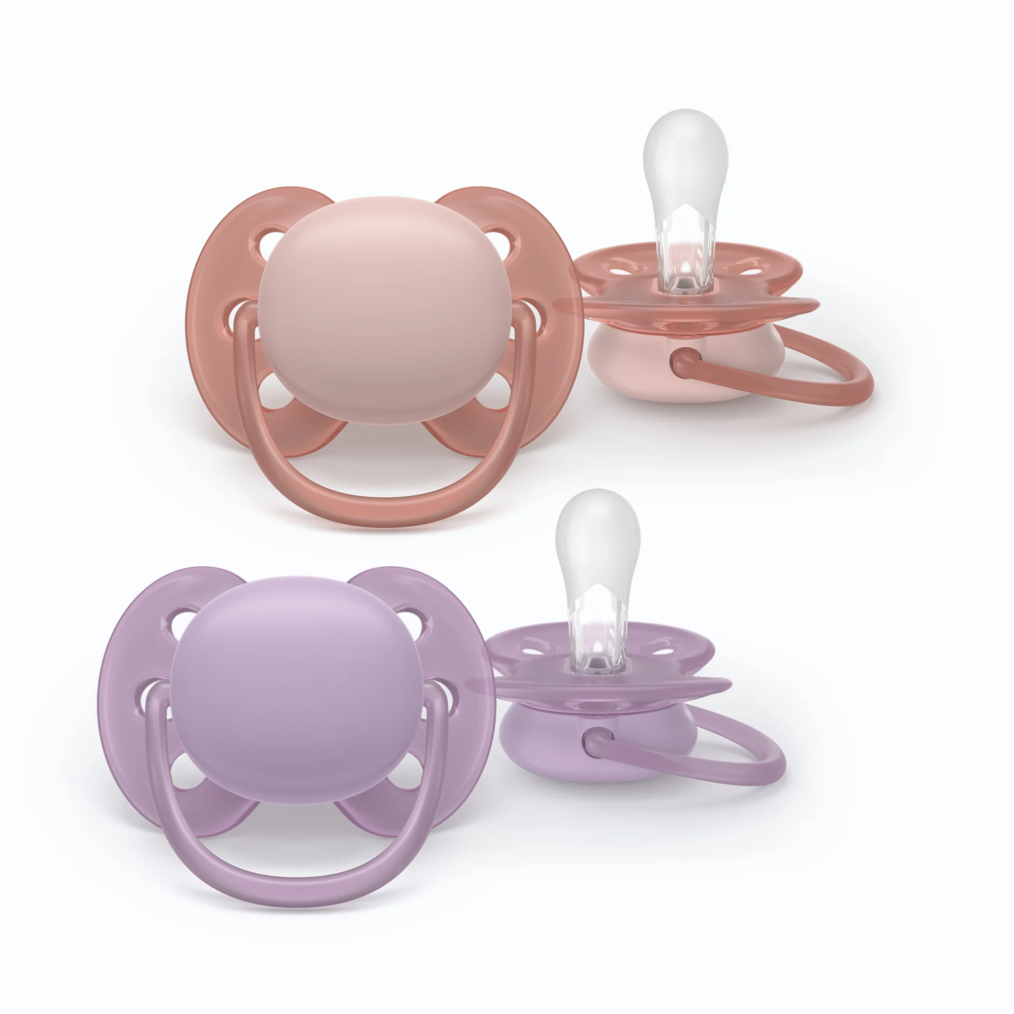 Philips Avent Ultra Soft ortodontyczny smoczek uspokajający 6-18 m, 2 sztuki