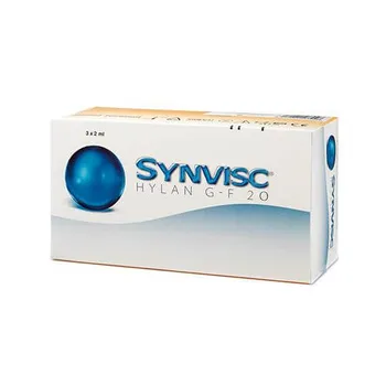 Synvisc Hylan G-F 20 16 mg/ 2 ml, 2 ml x 3 ampułkostrzykawki 