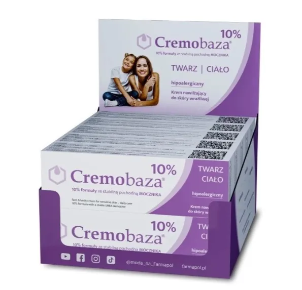 Cremobaza 10 % Zestaw 10 x 30 g