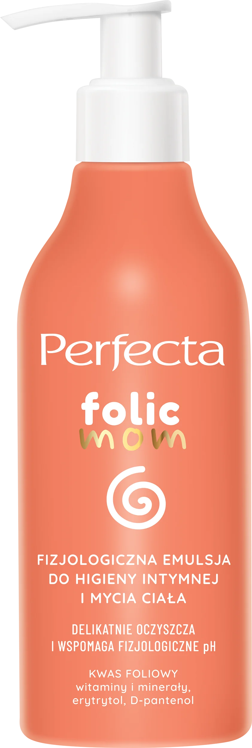 Perfecta Folic Mom fizjologiczna emulsja do higieny intymnej i mycia ciała, 200 ml