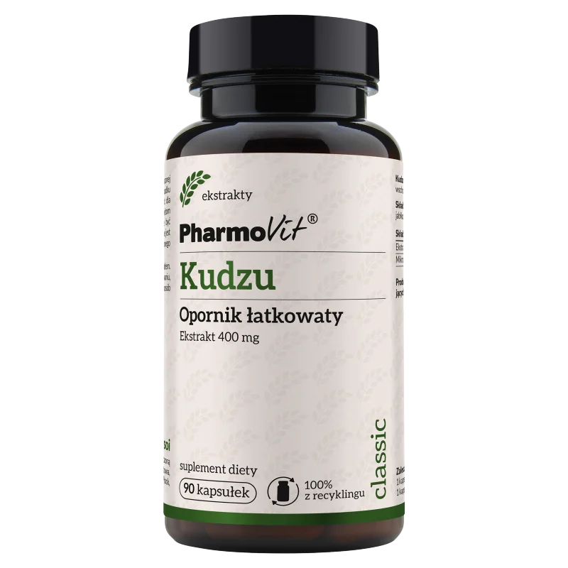 Pharmovit Classic Kudzu Ekstrakt 400 mg suplement diety, 90 kapsułek