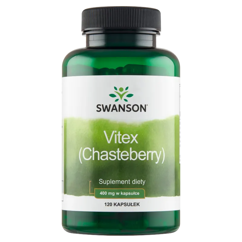 Swanson Chasteberry Fruit, suplement diety, 120 kapsułek