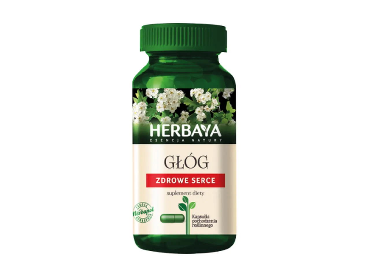 Herbaya Głóg, suplement diety, 60 kapsułek