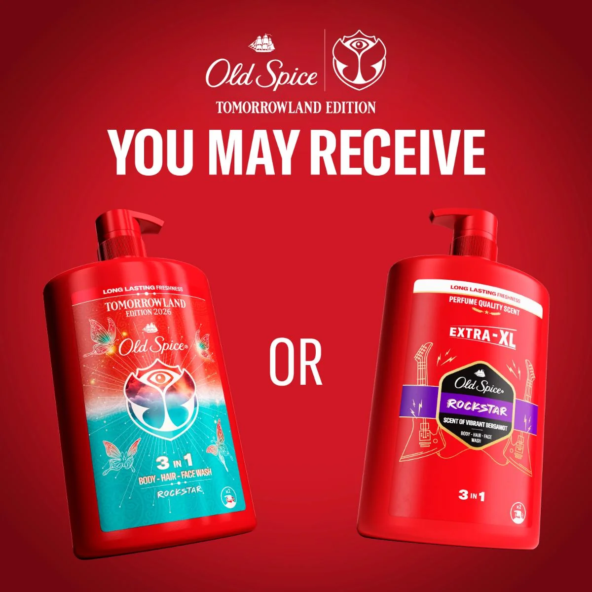 Old Spice Rockstar żel pod prysznic 3w1, 1000 ml