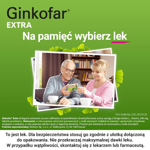 Ginkofar Extra 240 mg 60 tabletek