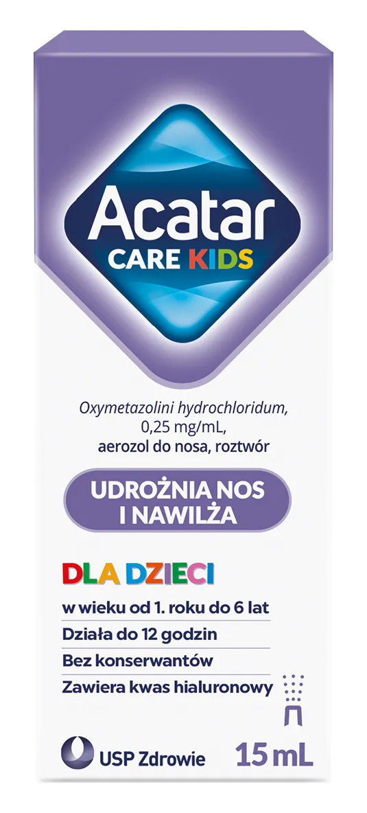 Acatar Care Kids, 0,25 mg/ml, aerozol do nosa, roztwór, 15 ml