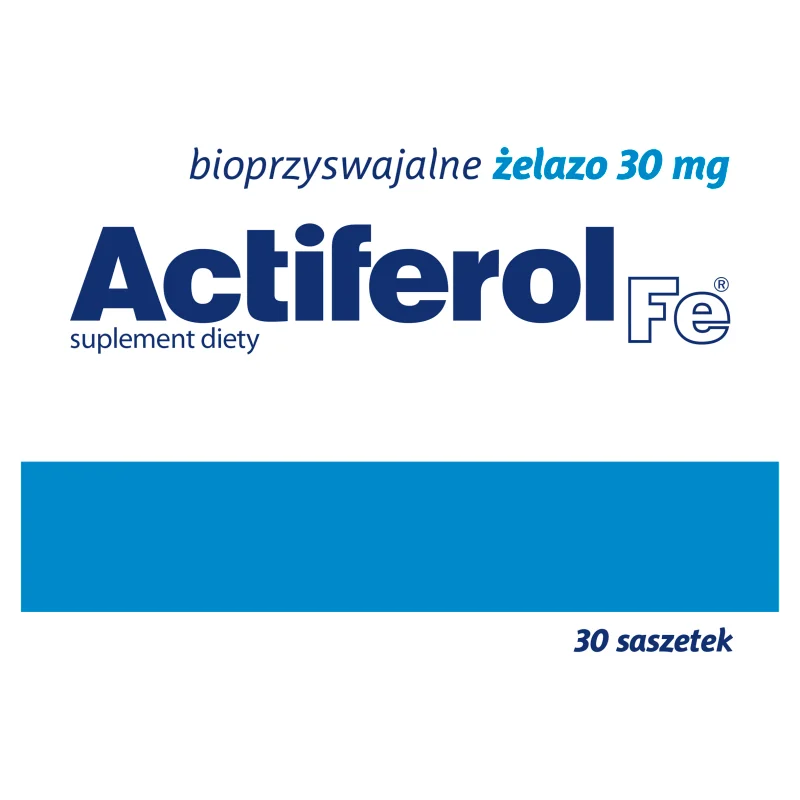 Actiferol Fe 30 mg, suplement diety, 30 saszetek