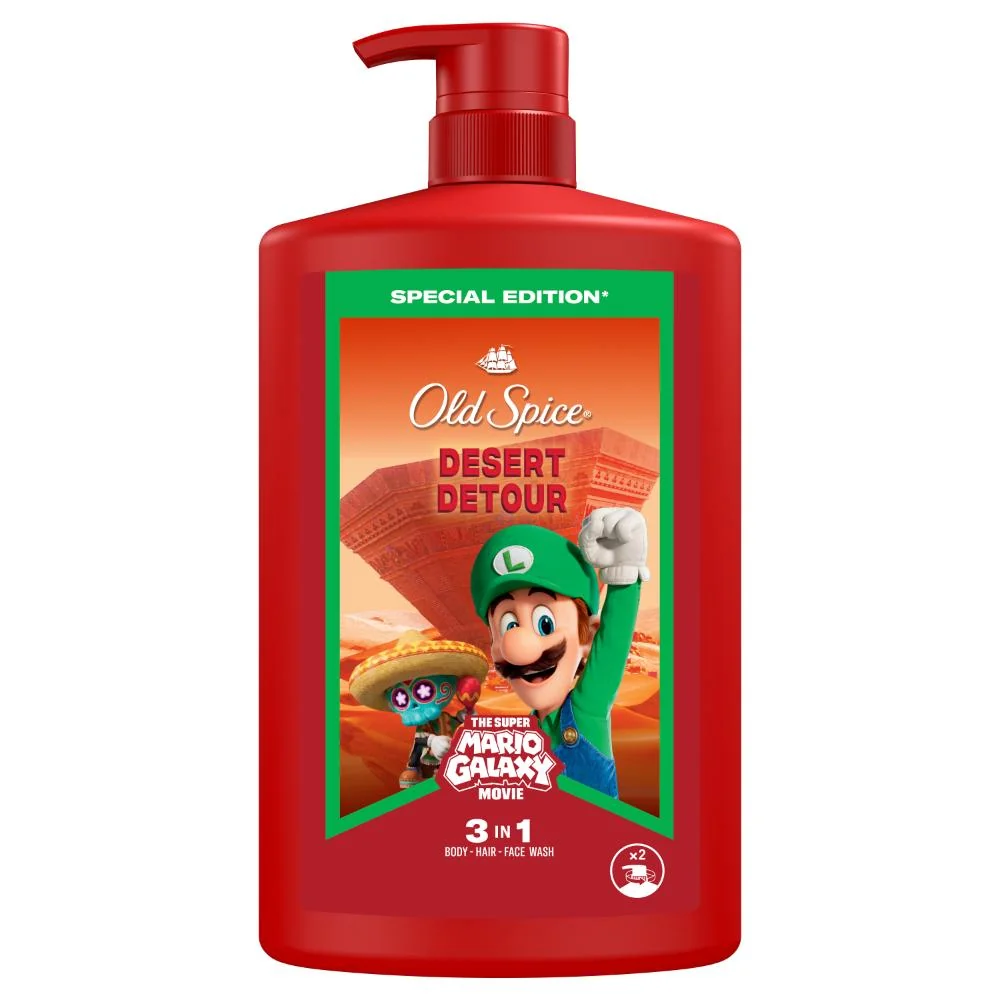 Old Spice Bearglove 3 w 1 płyn do mycia ciała, włosów i twarzy, 1000 ml