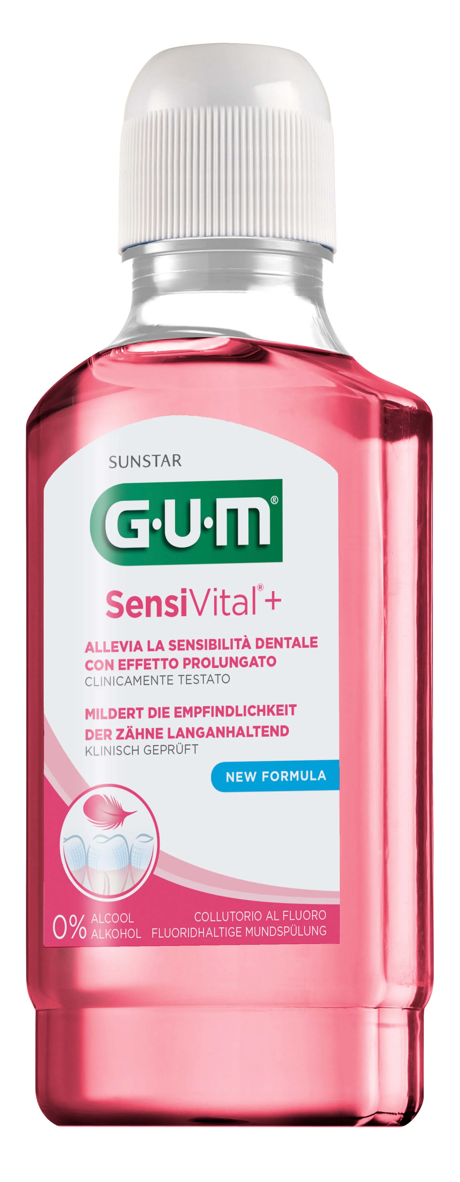 Sunstar Gum SensiVital+, płyn do płukania jamy ustnej, 300 ml