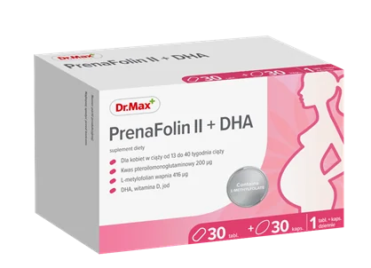 Dr.Max PrenaFolin II + DHA 30 tabletek + 30 kapsułek