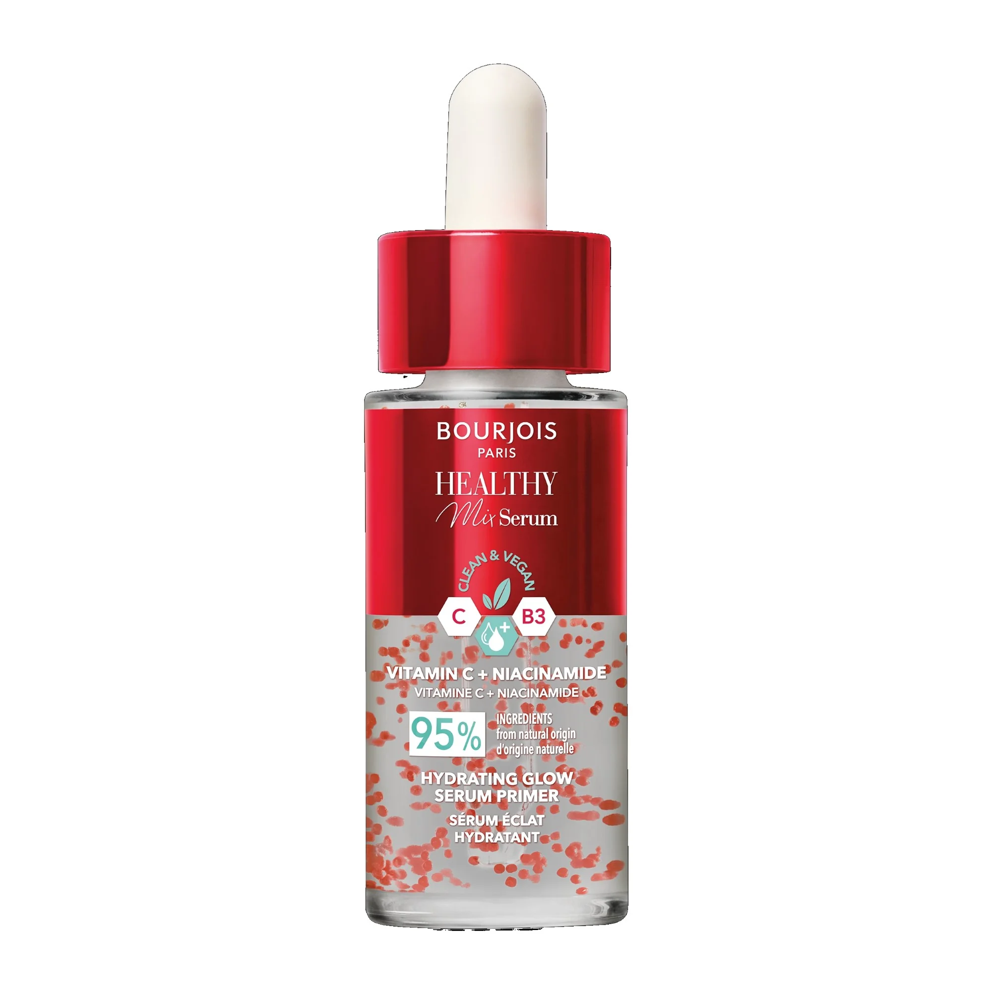 Bourjois Healthy Mix rozświetlający primer-serum do twarzy z wit. C i niacynamidem, 30 ml