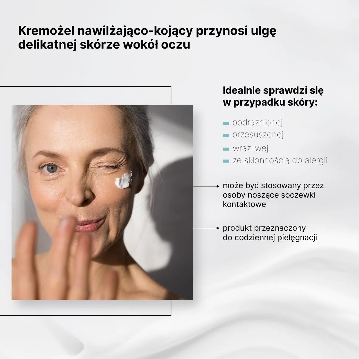 Amaderm Atopic kremożel nawilżająco-kojący na powieki i okolice oczu, 15 ml