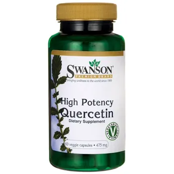 Swanson, Kwercetyna, 475 mg, suplement diety, 60 kapsułek 