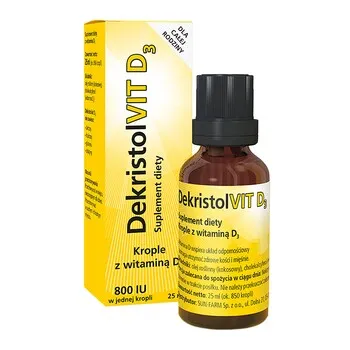 Dekristolvit D3, suplement diety, krople doustne, 25 ml 