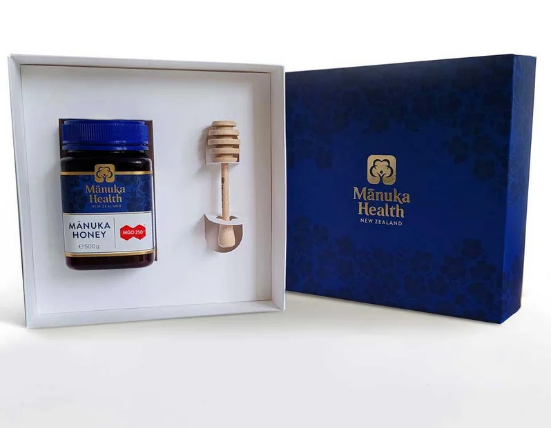 Manuka Health MGO™ 250+ zestaw prezentowy z miodem nektarowym manuka, 500 g