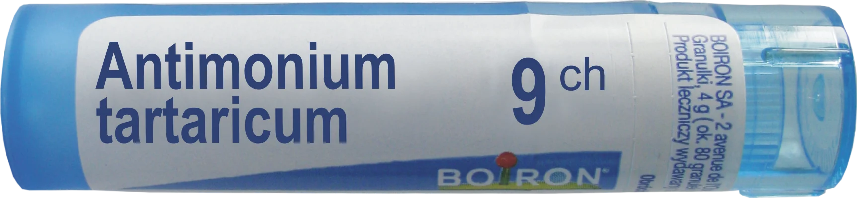 Boiron Antimonium Tartaricum 9 CH granulki, 4 g