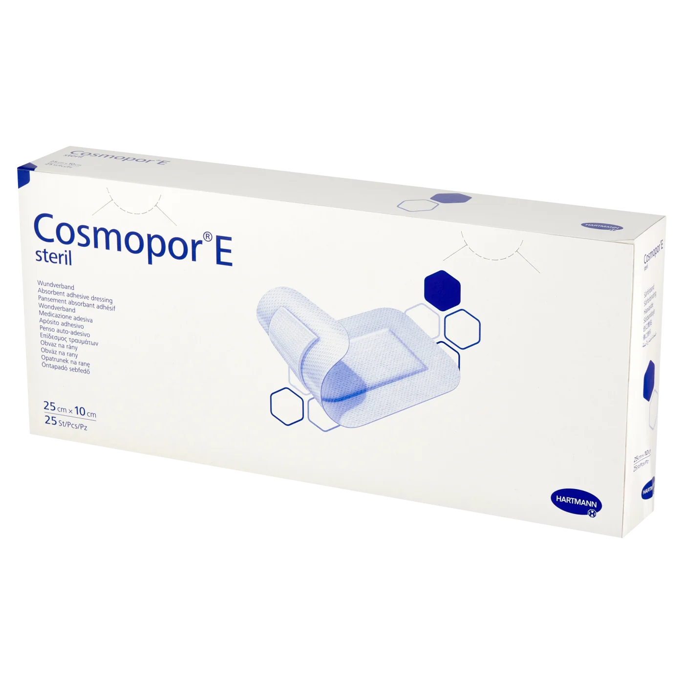 Cosmopor E opatrunek jałowy, samoprzylepny, 25 cm x 10 cm, 25 sztuk