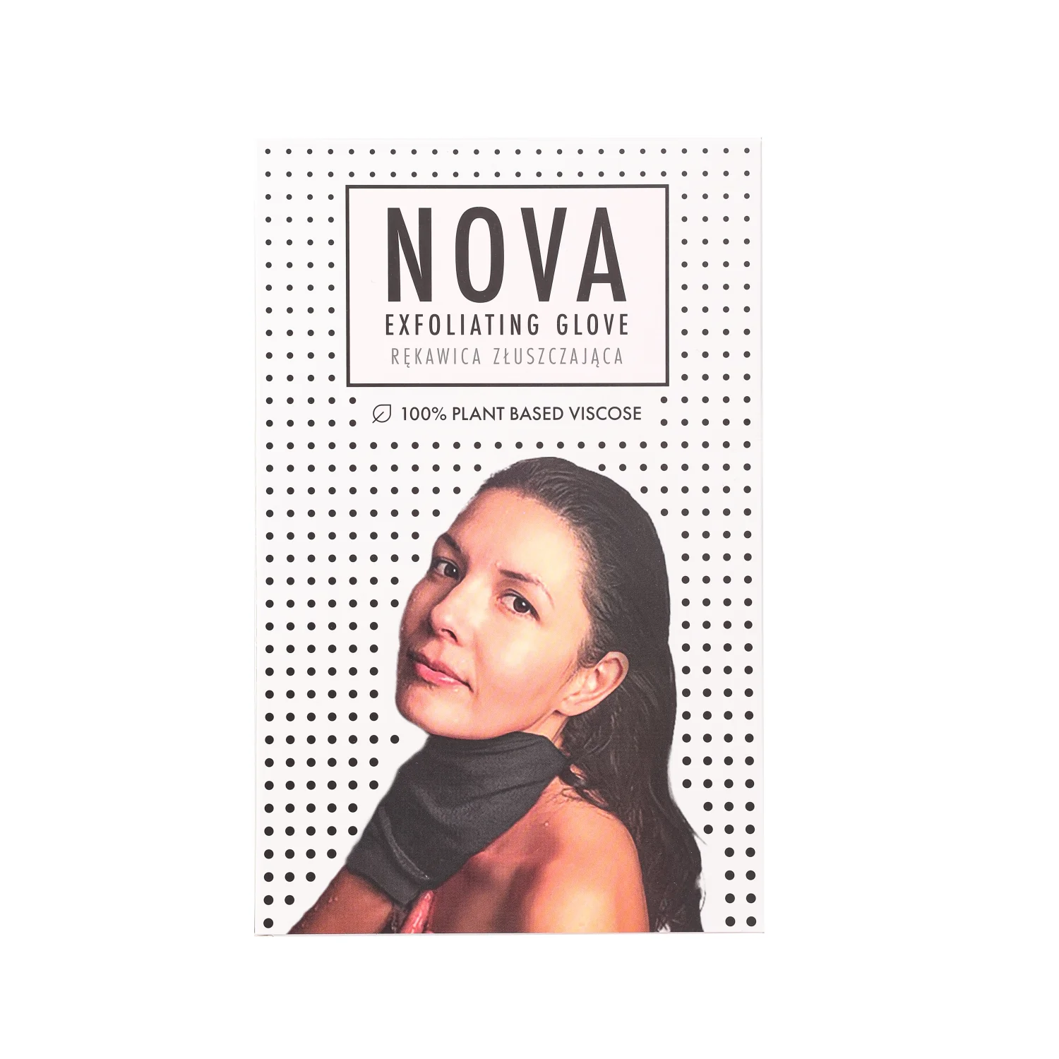 Sister Young Nova black, złuszczająca rękawica do peelingu ciała, 1 sztuka