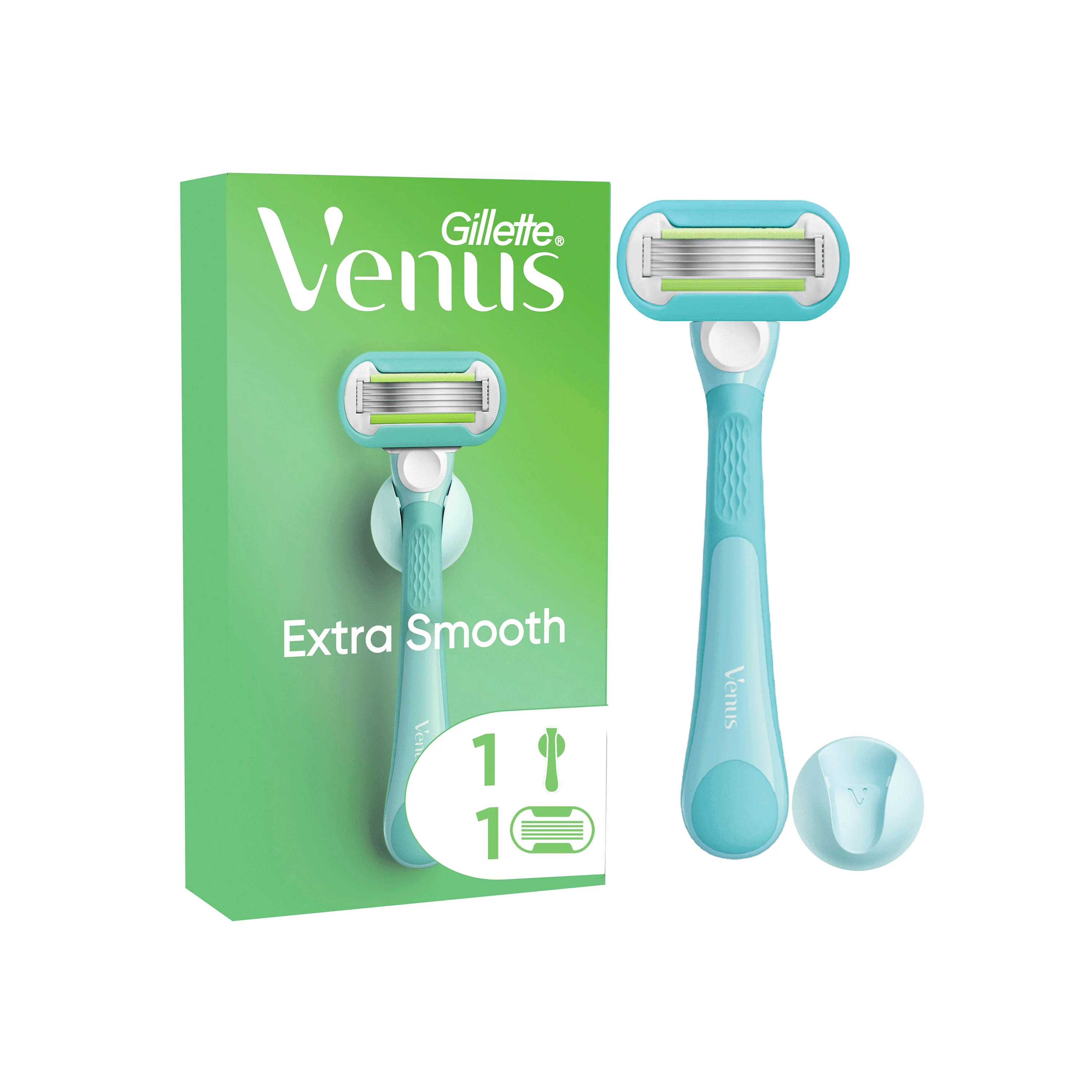 Gillette Venus Extra Smooth maszynka do golenia z wymienną głowicą, 1 sztuka