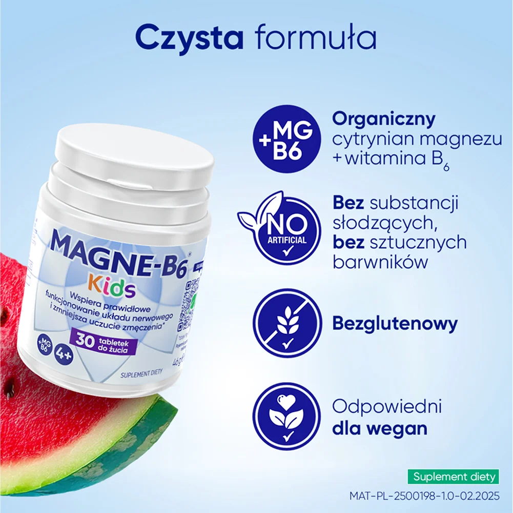 Magne B6 Kids 30 tabletek do żucia