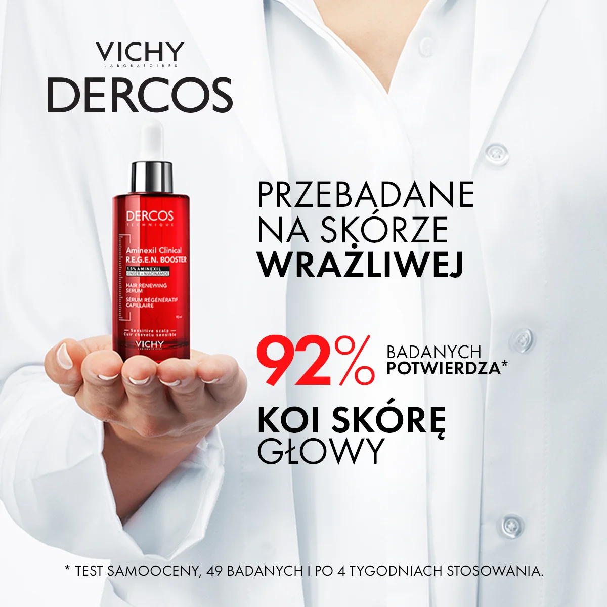 Vichy Dercos Aminexil R.E.G.E.N. Booster serum wzmacniające i stymulujące włosy, 90 ml