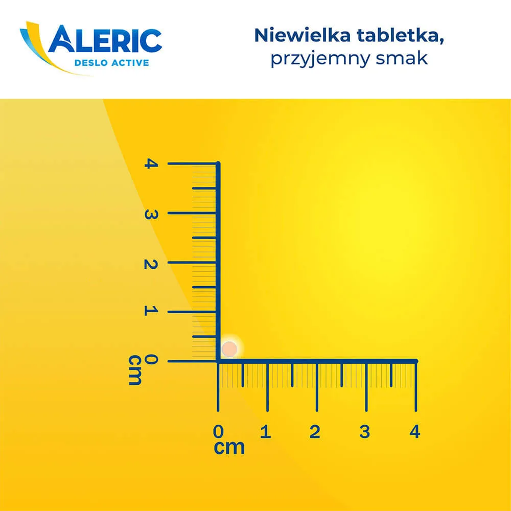 Aleric Deslo Active, 2,5 mg, 10 tabletek ulegających rozapdowi w jamie ustnej 