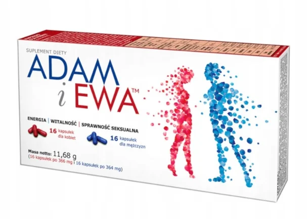 Adam i Ewa 16 kapsułek dla kobiet + 16 kapsułek dla mężczyzn