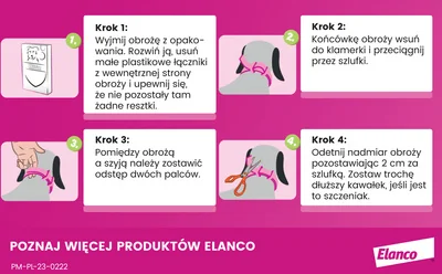 Kiltix 1,25 g + 0,28 g, obroża dla małych psów < 10 kg, 1 sztuka