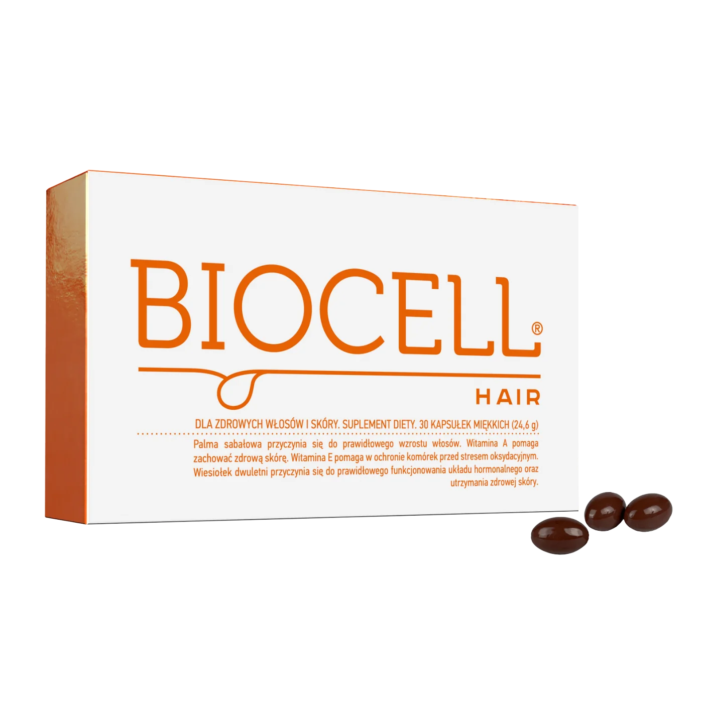 Biocell Hair suplement diety, 30 kapsułek