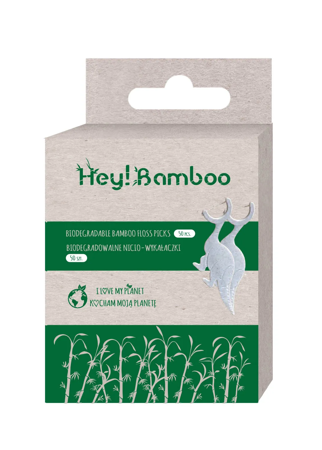 Hey! Bamboo biodegradowalne bambusowe patyczki do uszu, 200 szt.