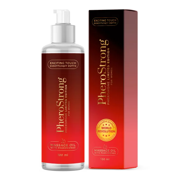 PheroStrong Limited Edition for Women olejek do masażu z feromonami dla kobiet, 100 ml