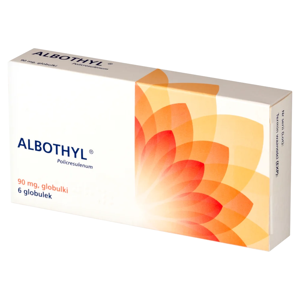 Albothyl 90 mg, 6 globulek